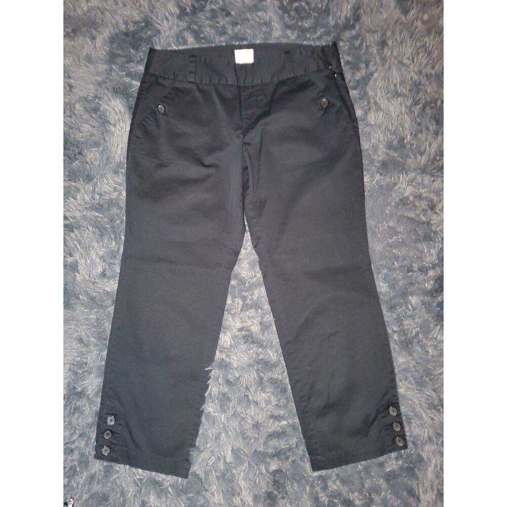 #319 Excellent Pre-Loved Women's Anthropologie Idra Black Pants Size 8